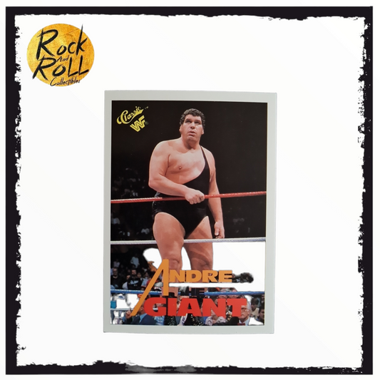 Andre The Giant No. 130 WWF Classic 1990 Wrestling Trading Card