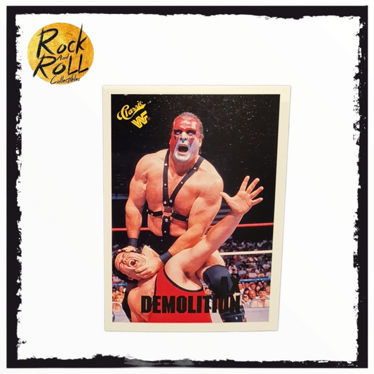 Demolition Classic WWF 1990 Trading Card #107