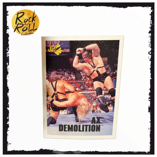 Ax Demolition Classic WWF 1990 Trading Card #62