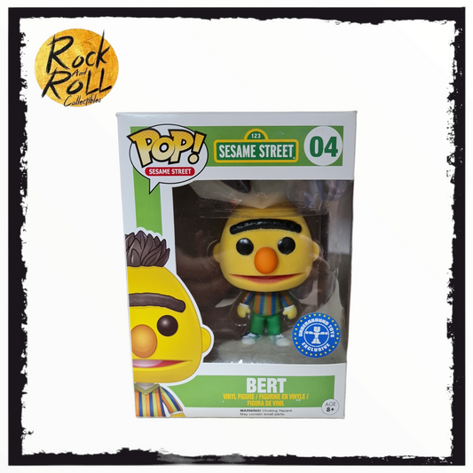 Sesame Street - Bert Flocked #04 Underground Toys Exclusive