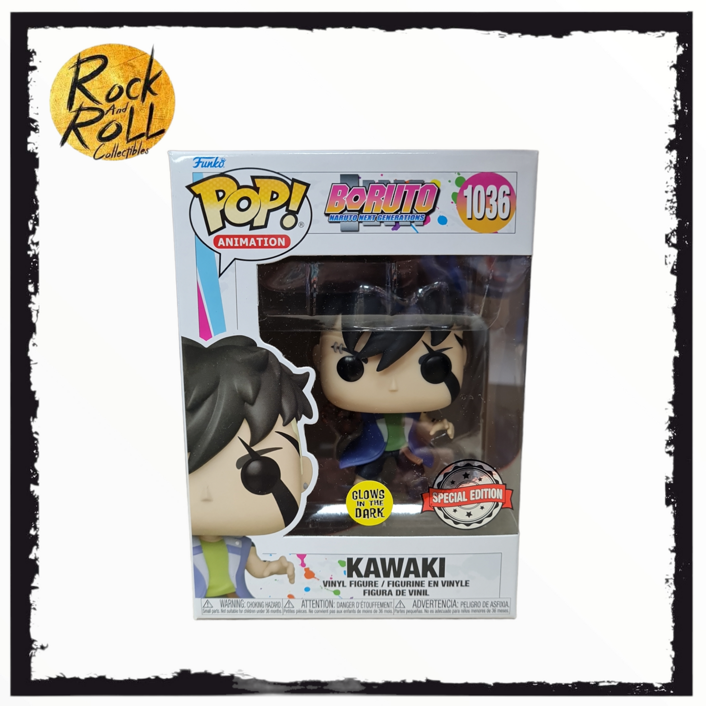 Boruto Natuto Next Generations Kawaki Glow In The Dark Funko Pop