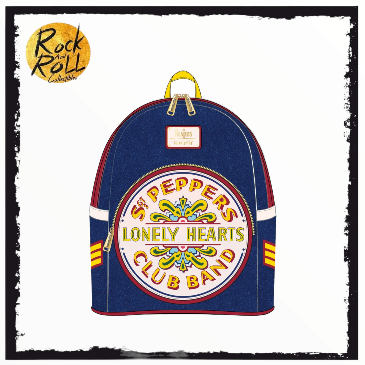 The Beatles Loungefly: Sgt. Pepper's Lonely Hearts Club Band Mini Backpack