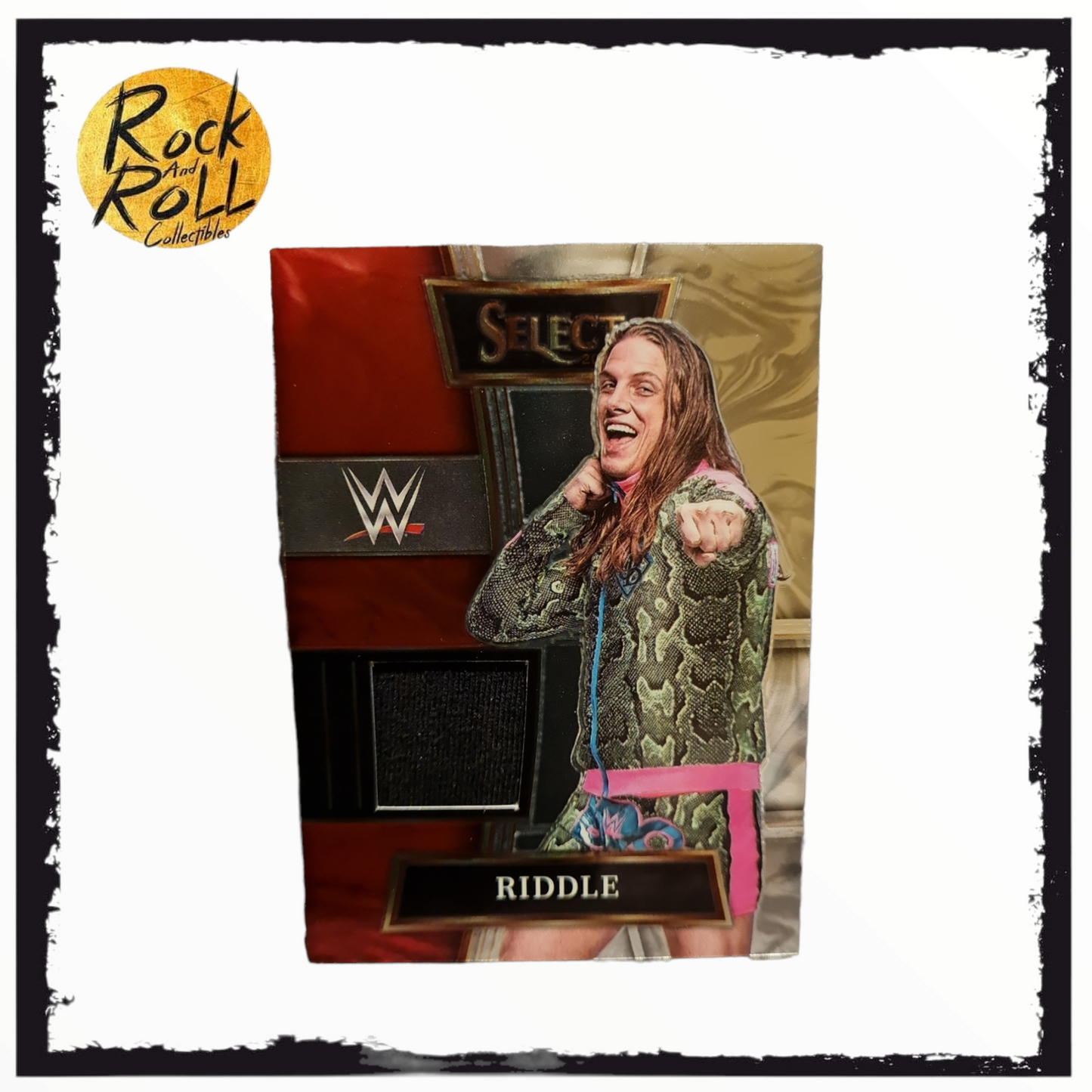 WWE 2022 Panini Select Trading Card - Matt Riddle Patch Relic Swatch Memorabilia #SW-RDL