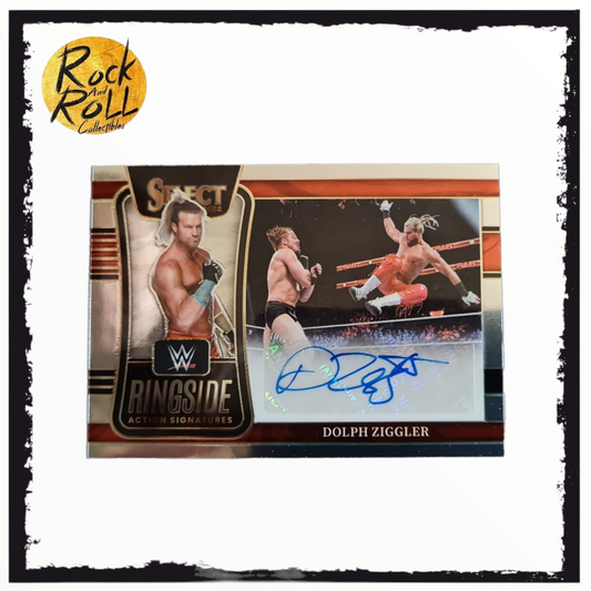 2022 Select WWE Dolph Ziggler Ringside Action Auto Autograph #RA-DZG
