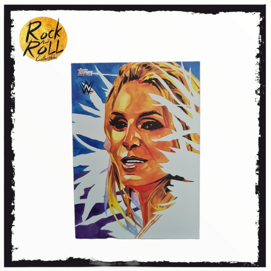 2021 Topps WWE Undisputed Charlotte Flair Rob Schamberger Sketch Art Card RS-3