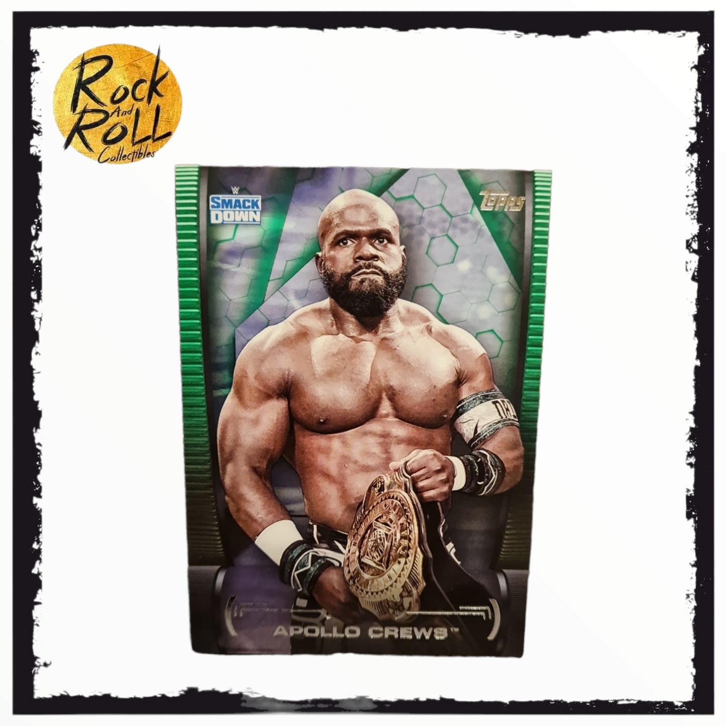 2021 Topps WWE Undisputed Green /50 Apollo Crews #29