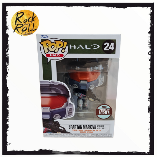 Halo - Spartan Mark VII (With BR75 Rifle) Funko Pop! Vinyl #24 Specialty Series