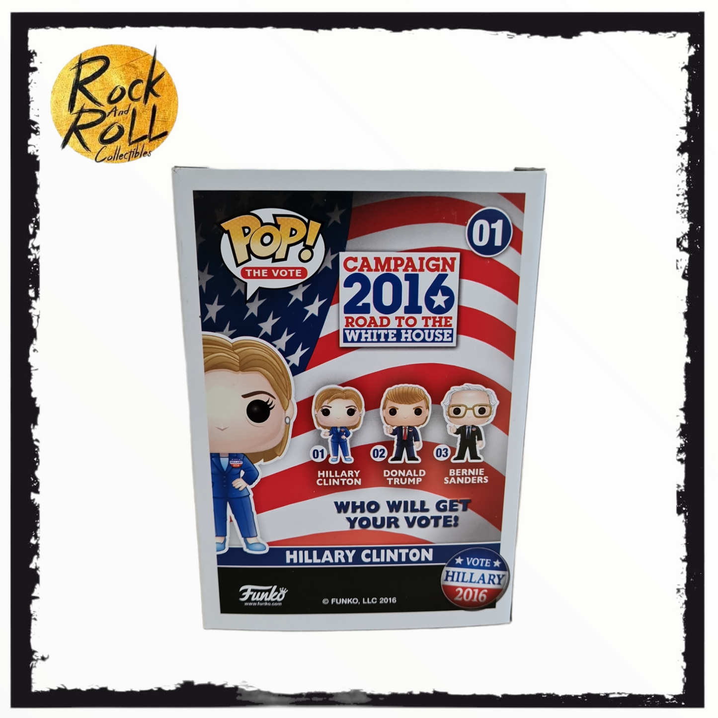 Campaign 2016 Road To The White House - Hillary Clinton Funko Pop! Vinyl #01