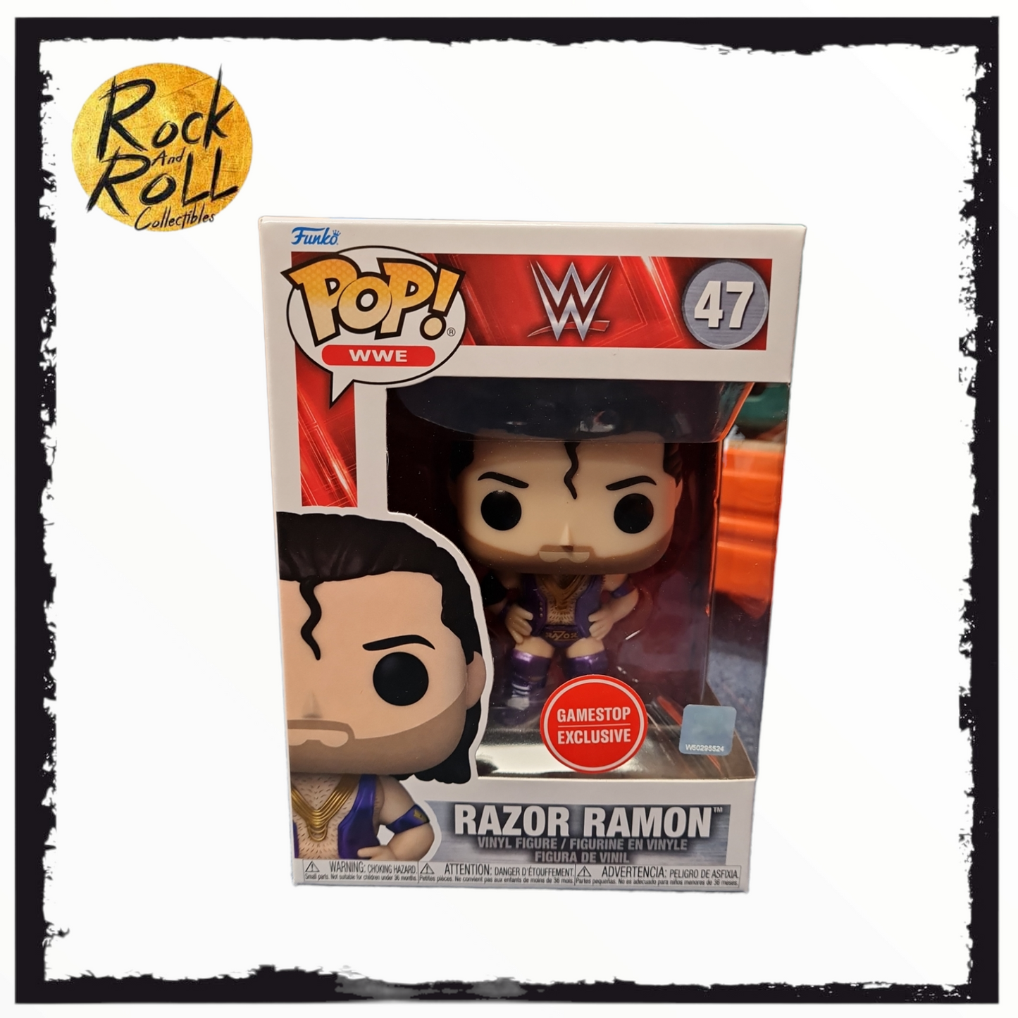 Box Damage - WWE Metallic Razor Ramon Gamestop Exclusive Funko Pop! Vinyl
