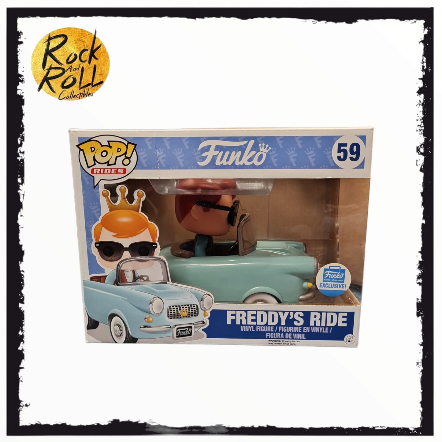 Funko - Freddys Ride #59 Funko Pop! Vinyl Rides. Funko Shop Exclusive *Box Damage*