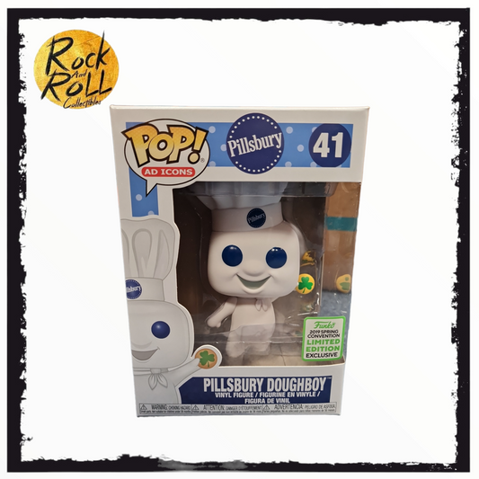 Pillsbury Doughboy w/Shamrock Funko Pop! Vinyl Ad Icons #41 2019 Spring Convention