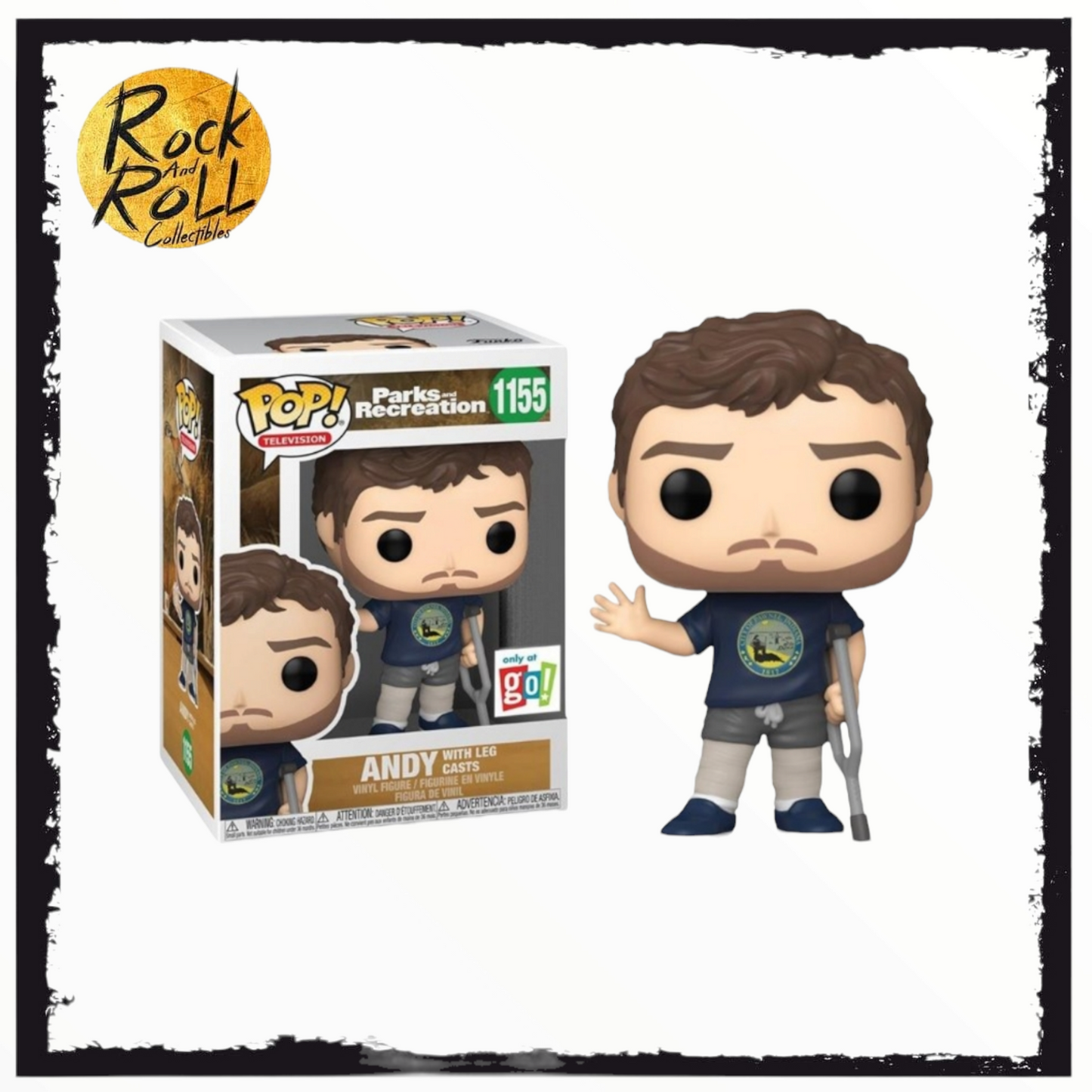 Parks and Recreation - Andy With Leg Casts Funko Pop! Vinyl #1155