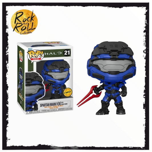 HALO - Spartan Mark V [B] With Energy Sword Chase Funko Pop! Vinyl #21