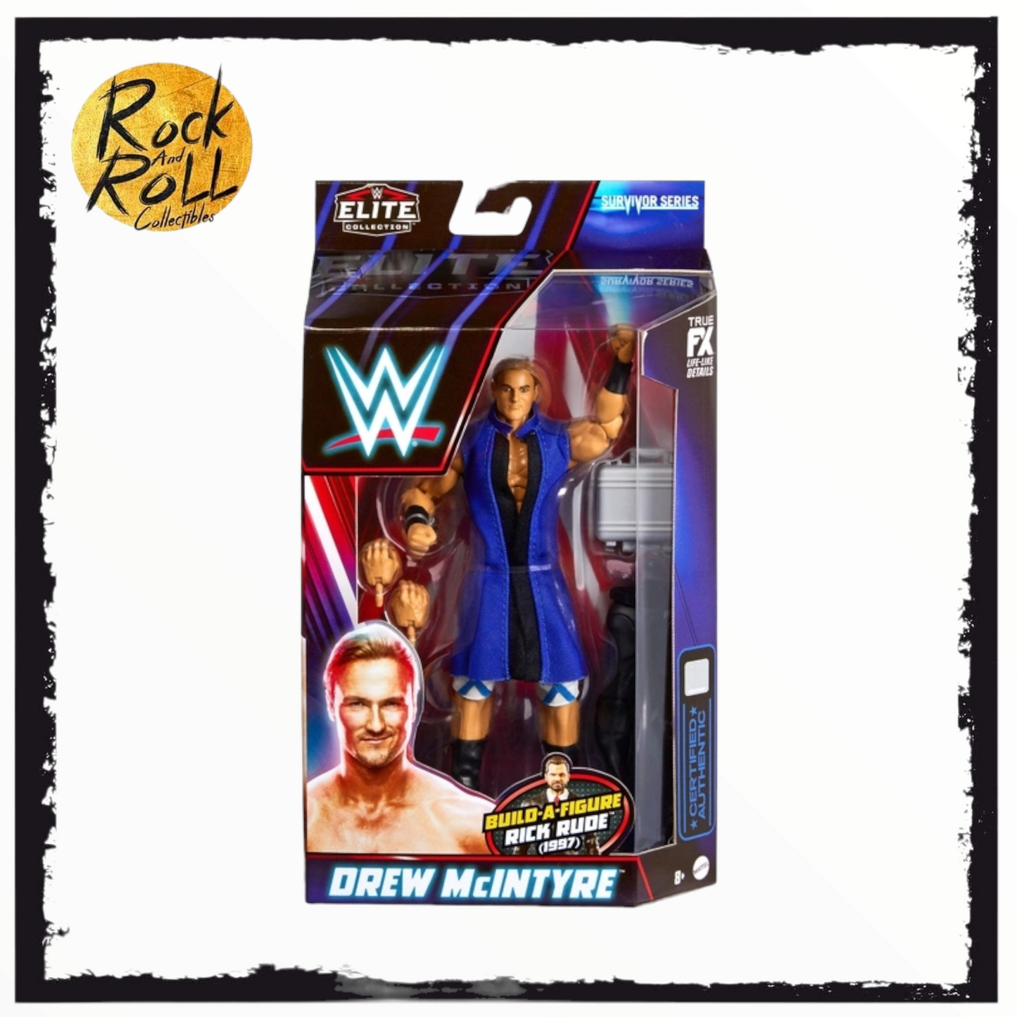 WWE Elite Drew McIntyre Survivor Series Elite Collection Action Figure 2022