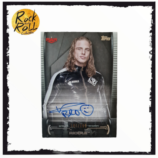 Riddle 2021 Topps WWE Undisputed Autograph Auto 147/199