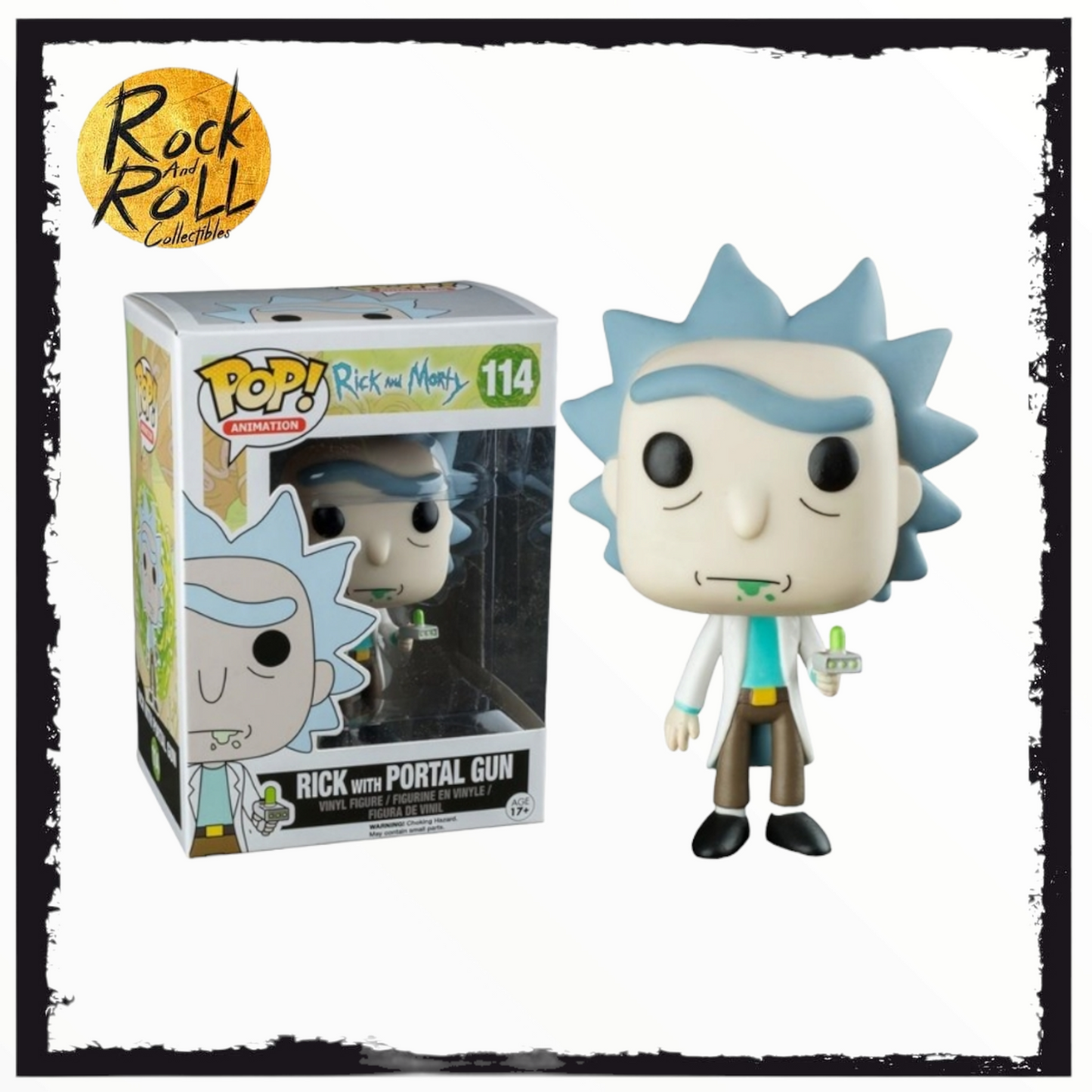 Rick and Morty - Rick with Portal Gun Funko Pop! #114