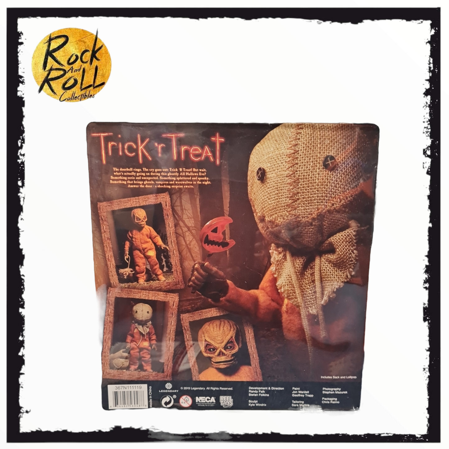 Trick 'r Treat Sam 8" NECA Action Figure Signed By Quinn Lord w/JSA COA