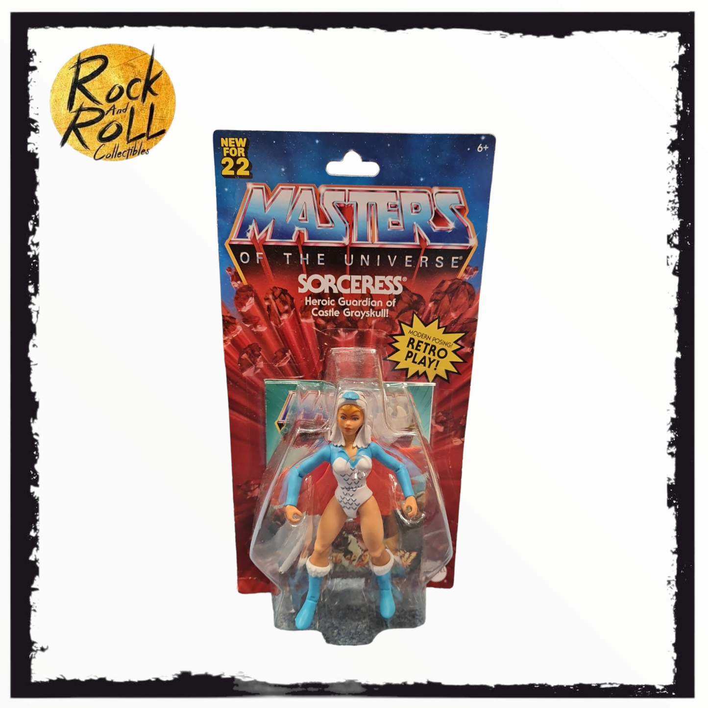 Sorceress Masters of the Universe Origins MATTEL (US VARIANT PACKAGING) - Not Mint Packaging