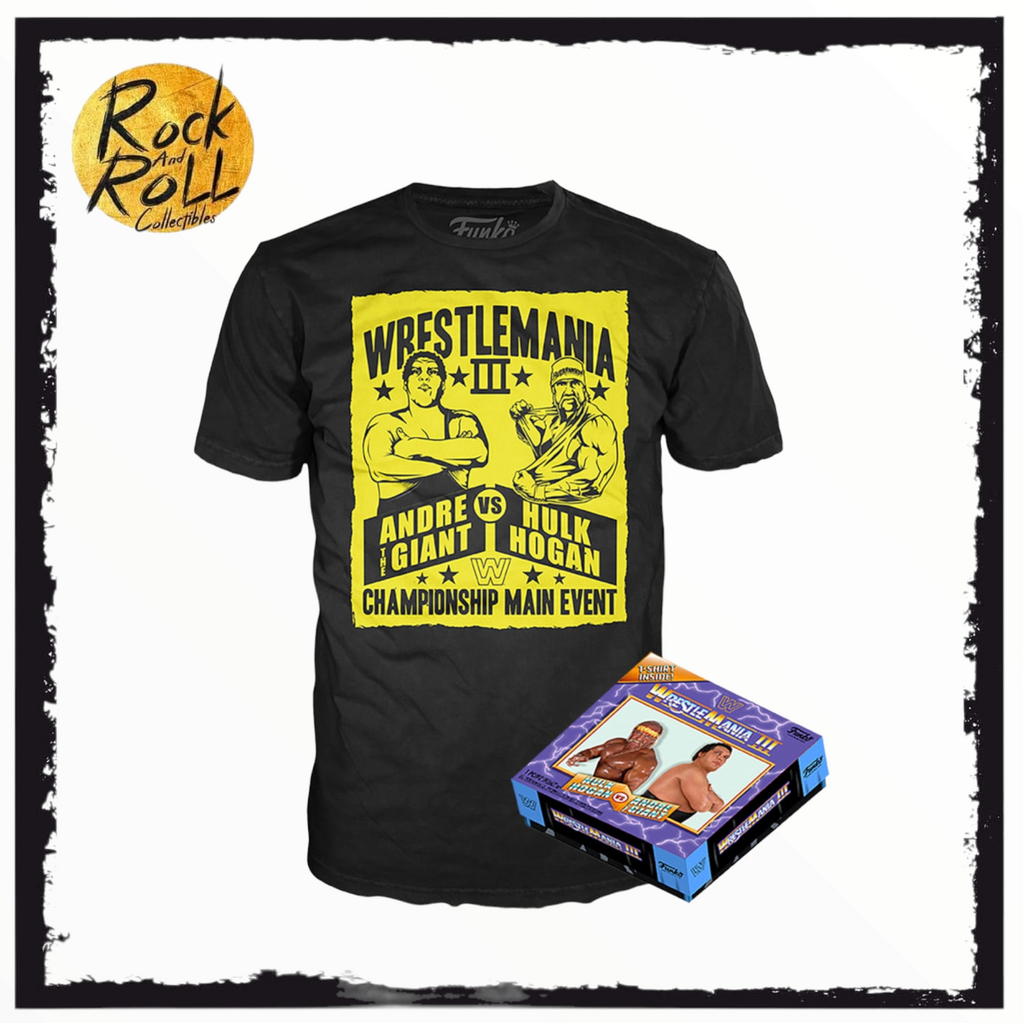 Funko Boxed Tee: WrestleMania III  - Walmart Exclusive. (US Sizes)