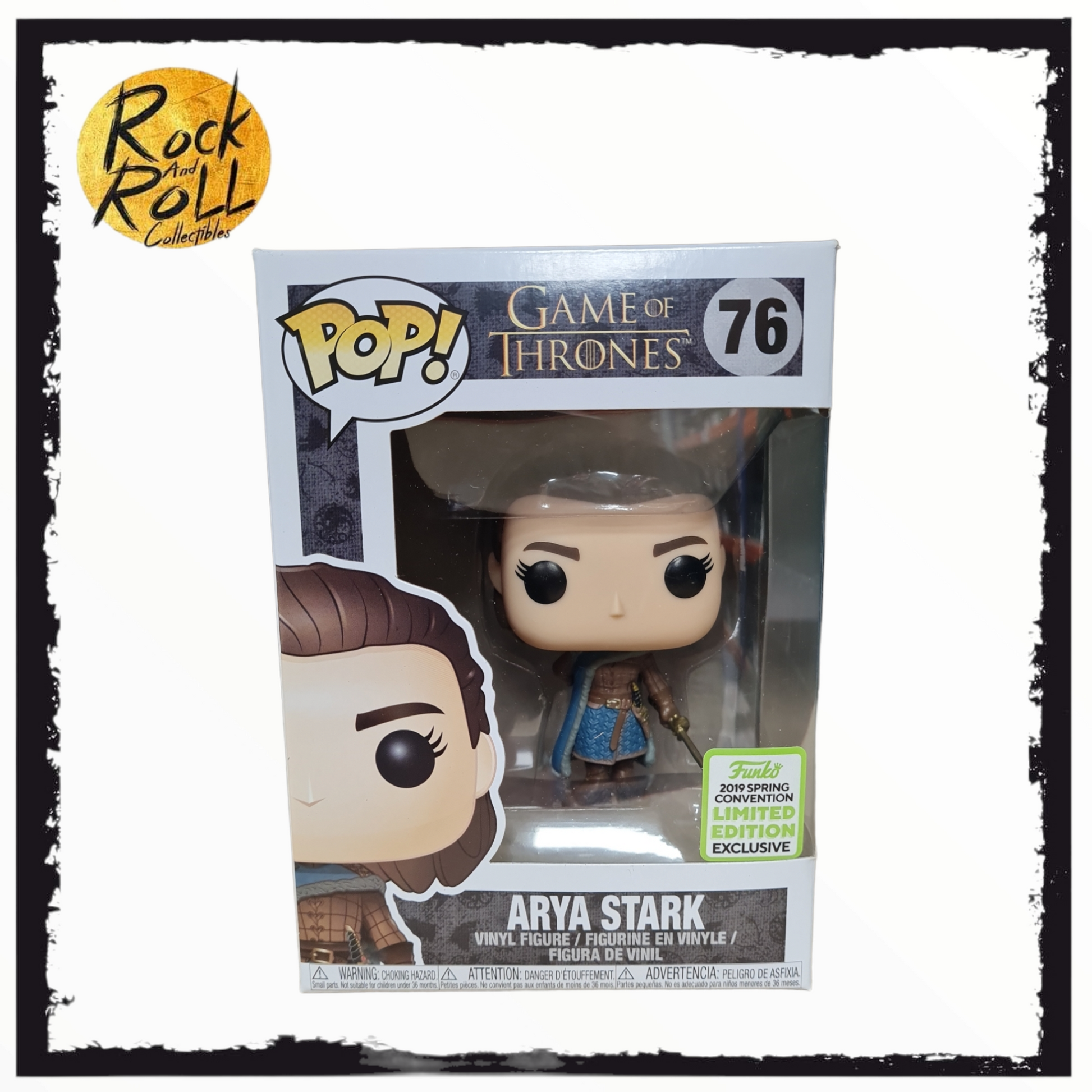 lige Guggenheim Museum Takt Game of Thrones - Arya Stark Funko Pop! #76 2019 Spring Convention Sha –  rock and roll collectibles
