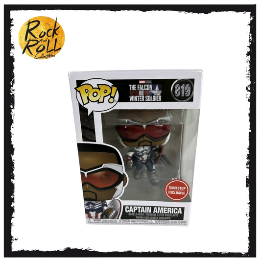 Funko POP! Sam Wilson Captain American #819 GameStop Exclusive