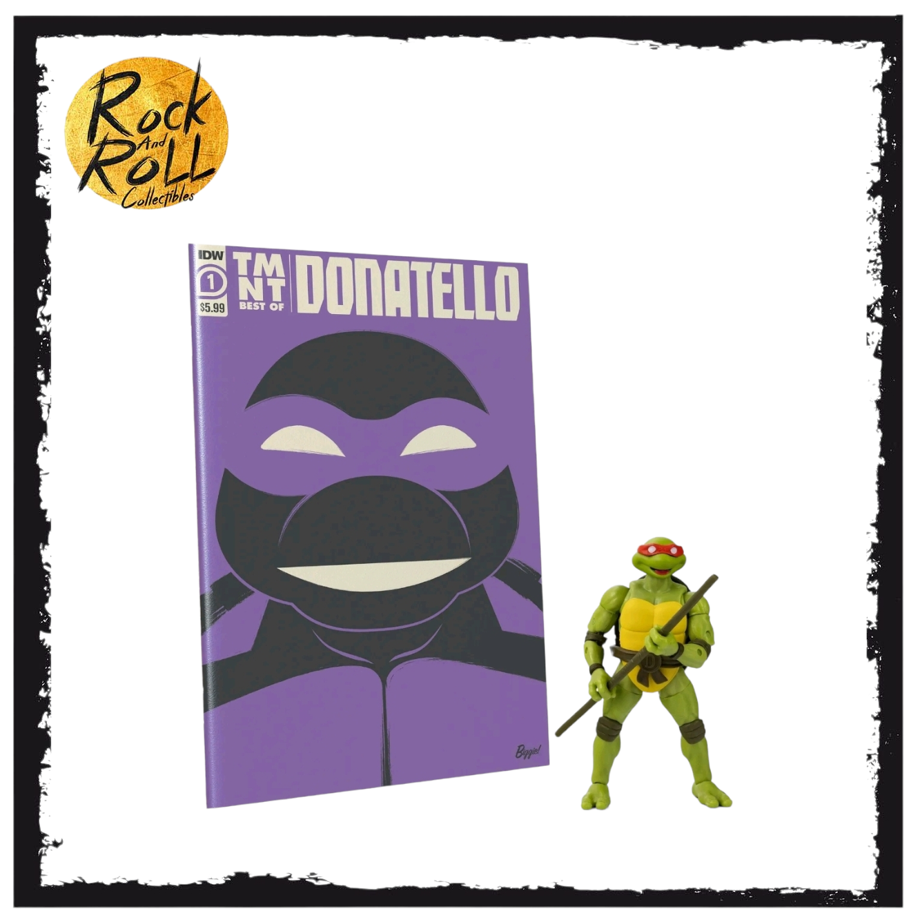 Teenage Mutant Ninja Turtles BST AXN x IDW: Donatello (Action Figur