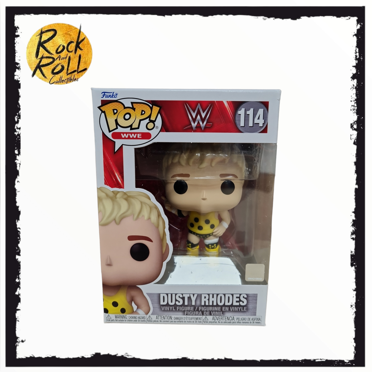 WWE Dusty Rhodes Funko Pop! #114 *Box Damage*