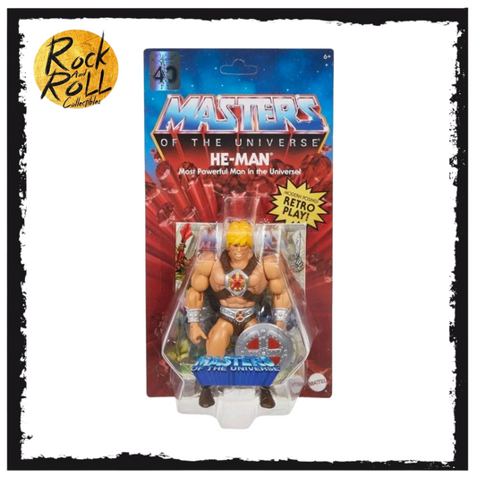 Masters of the Universe Origins 40th Anniversary Retro He-Man Action Figure