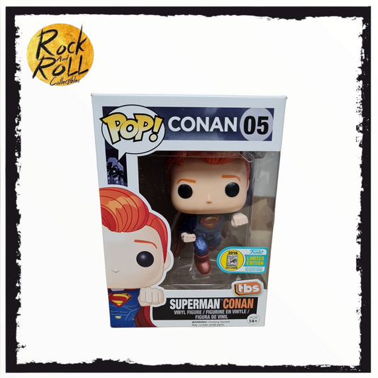 Conan - Conan As Superman Funko Pop! #05 2016 SDCC Condition 6/10