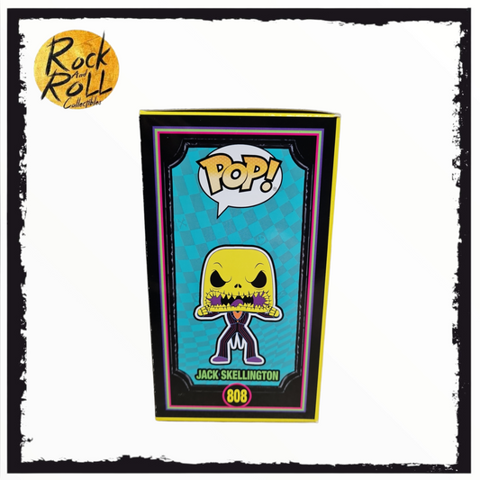 The Nightmare Before Christmas - Jack Skellington Blacklight Funko Pop! #808 Gamestop Exclusive