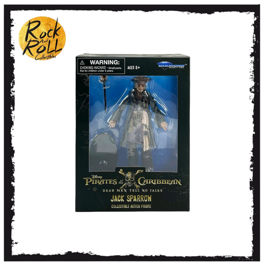Pirates Of The Caribbean Jack Sparrow 7" Action Figure Diamond Select Toys