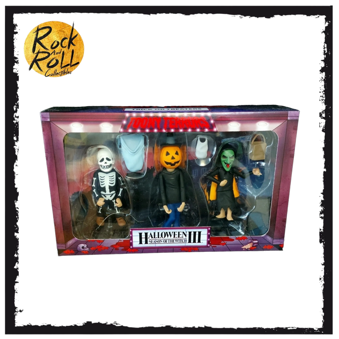 Neca Toony Terrors Halloween 3 Season of Witch Trick or Treaters 3-pack