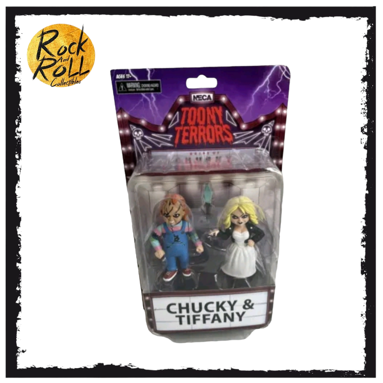 Chucky & Tiffany Child's Play NECA Toony Terrors Action Figure 2-Pack