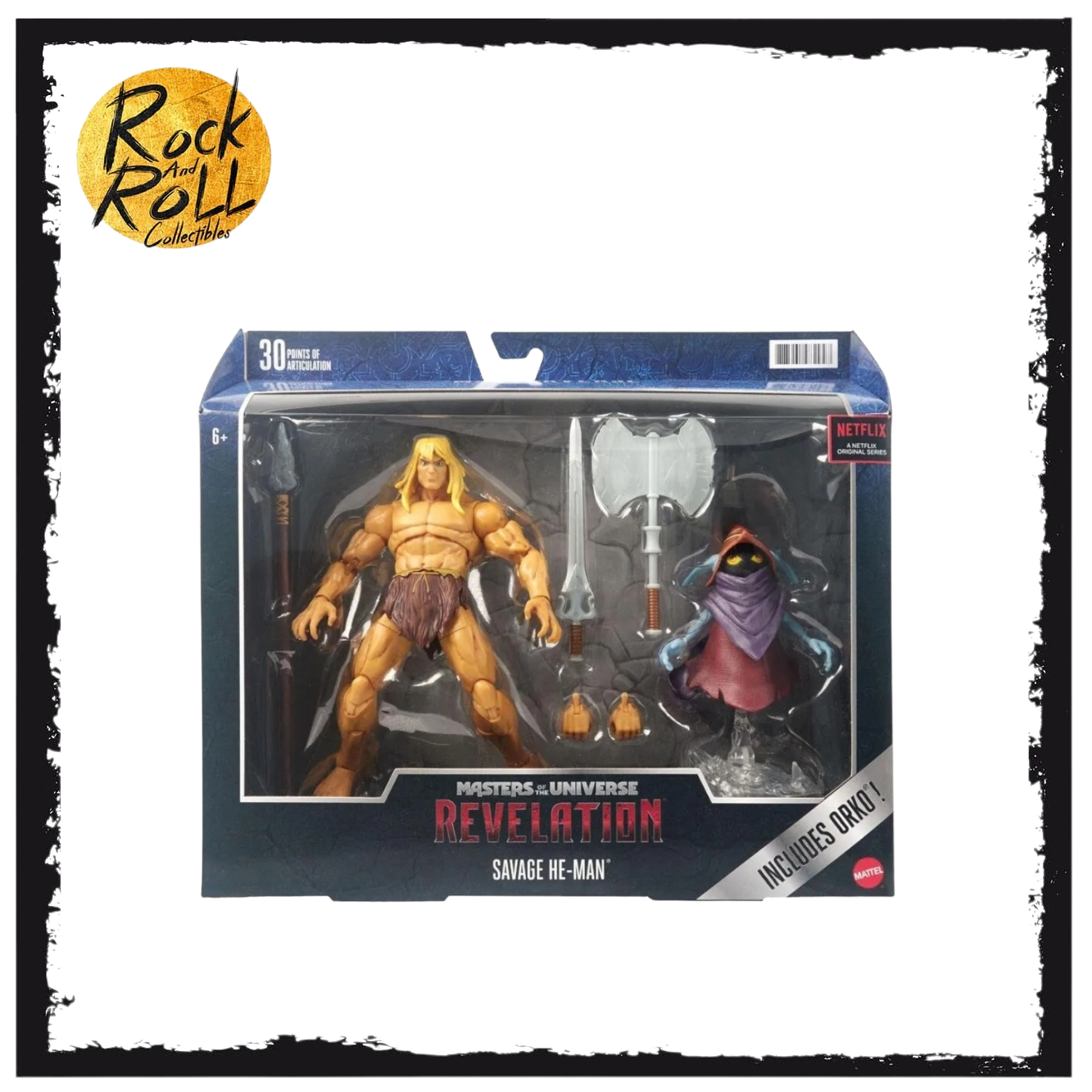 Masters of the Universe Revelation Masterverse - Savage He-Man & Orko 2-Pack