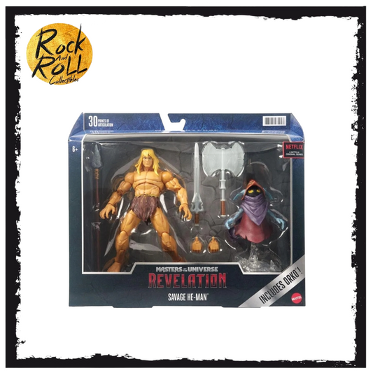 Masters of the Universe Revelation Masterverse - Savage He-Man & Orko 2-Pack