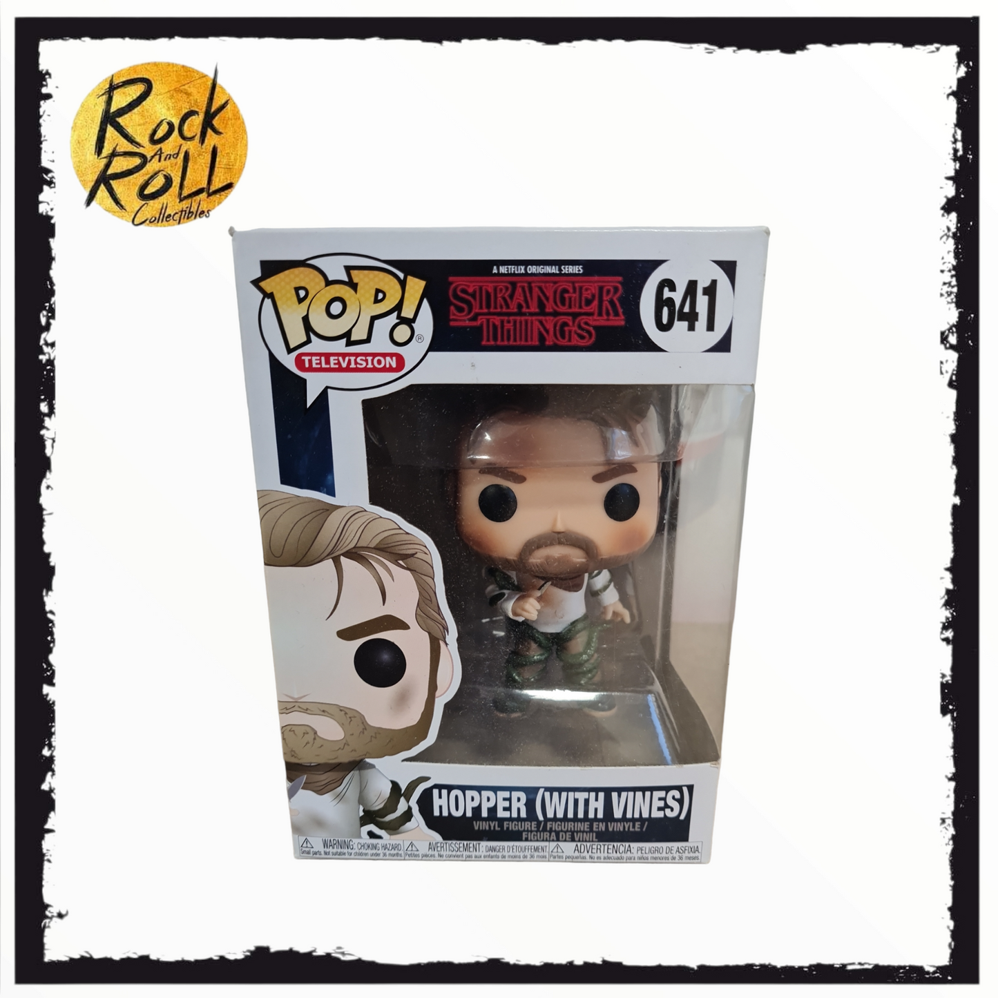 Stranger Things - Hopper (With Vines) Funko Pop! #641 Condition 7.5/10