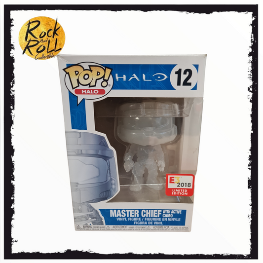 Halo - Master Chief w/Active Cameo Funko Pop! #12 *Box Damage*