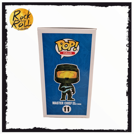 Halo - Master Chief w/Energy Sword Funko Pop! #11 *Box Damage*