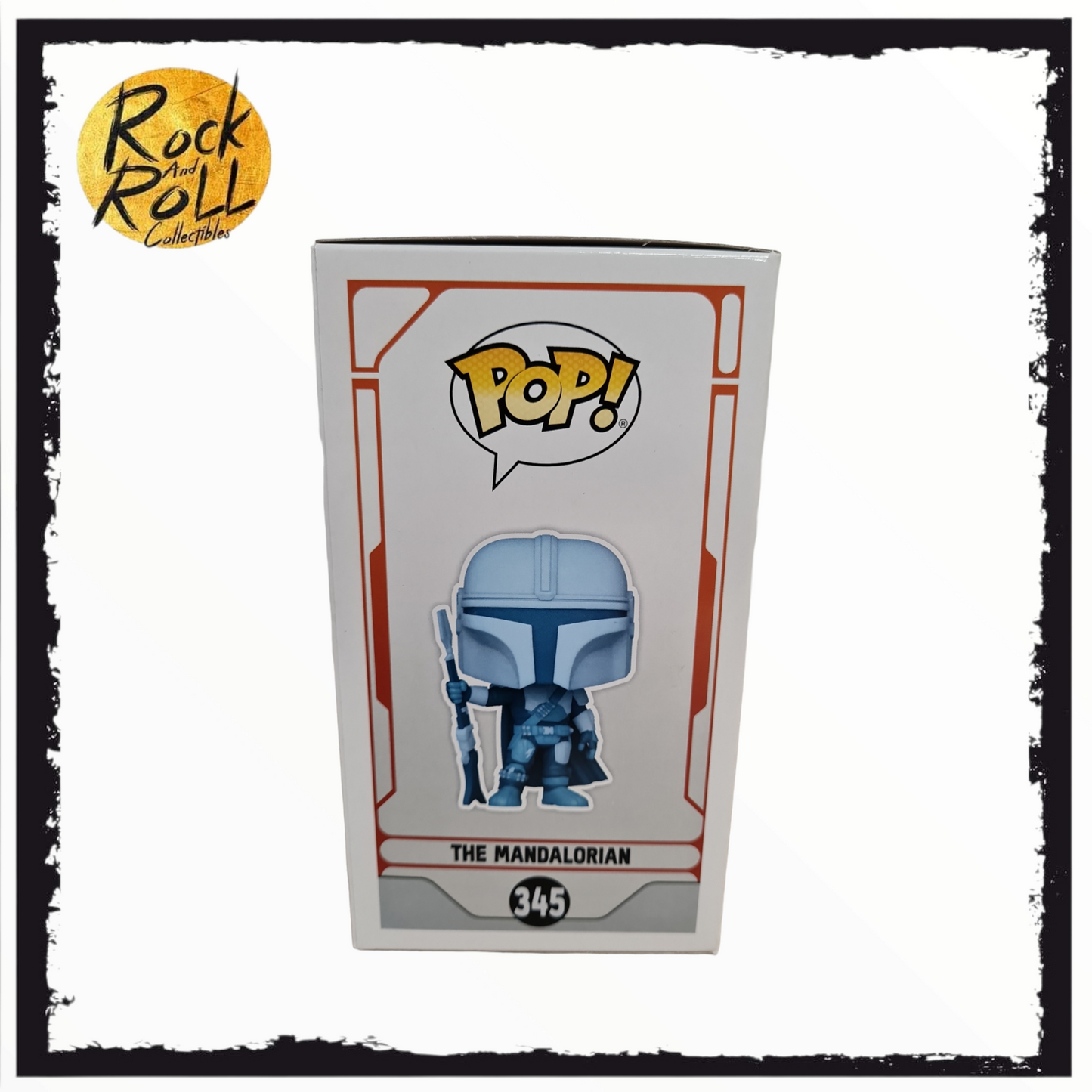 Star Wars - The Mandalorian w/Beskar Armor (Holographic) Glow Funko Pop! #345 Special Edition