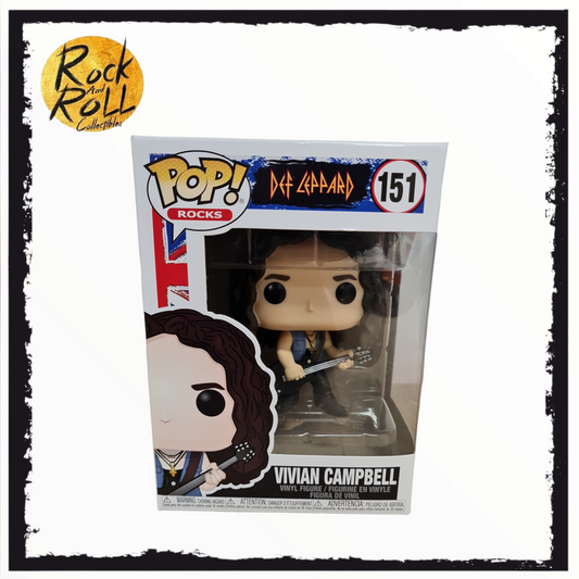 Def Leppard - Vivian Campbell Funko Pop! Rocks #151 Condition 8/10