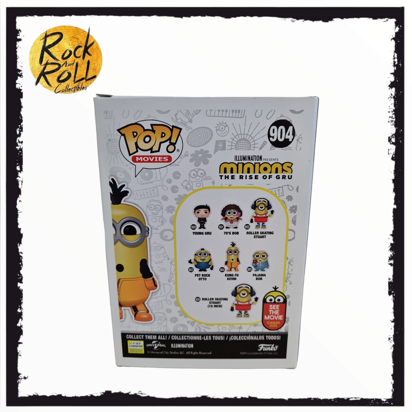 Minions The Rise Of Gru - Kung Fu Kevin Funko Pop! #904 Condition 8.75/10