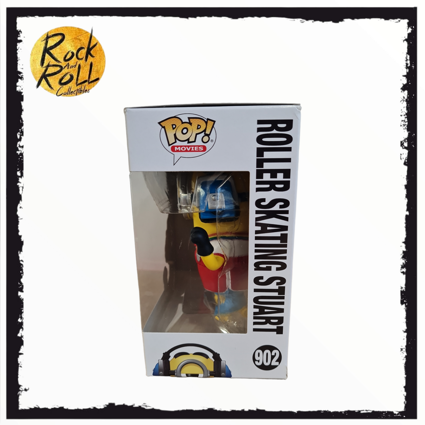 Minions The Rise Of Gru - Roller Skating Stuart Funko Pop! #902 Condition 7.5/10