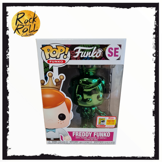 Freddy Funko (Emerald Green) Chrome SDCC 2018 1000pc LE Funko Pop!