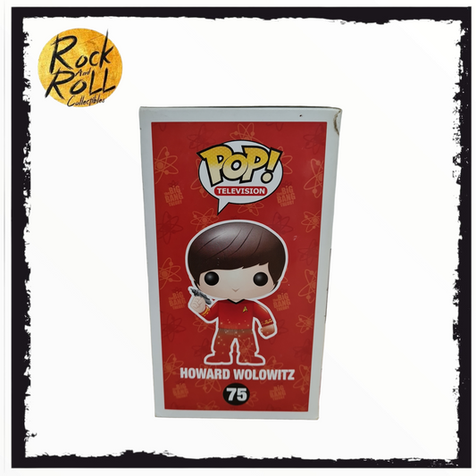 The Big Bang Theory - Howard Wolowitz Star Trek (Transporting) Funko Pop! #75 2013 SDCC 1008pcs LE. Condition 7.5/10