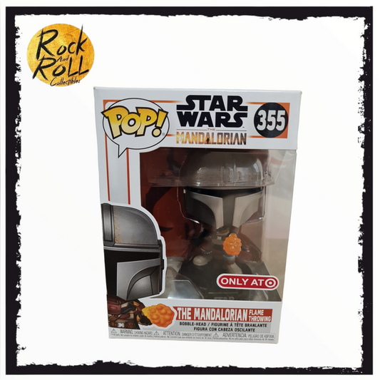 Star Wars - The Mandalorion Flame Throwing Funko Pop! #355 Target Exclusive