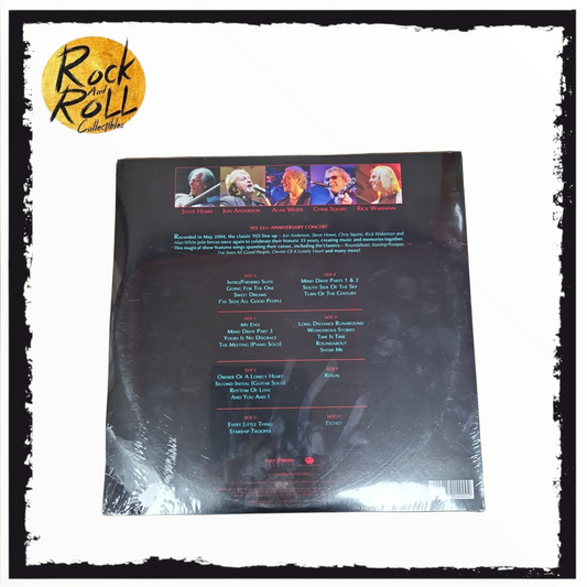 YES - 35th Anniversary Concert Limited Edition Virgin Vinyl 180gr LP *CORNER BEND*