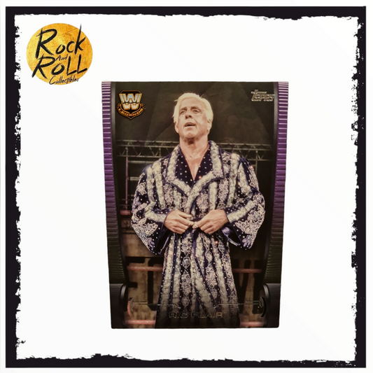 WWE Legends Topps Card - Ric Flair (Purple) 48/99 #69