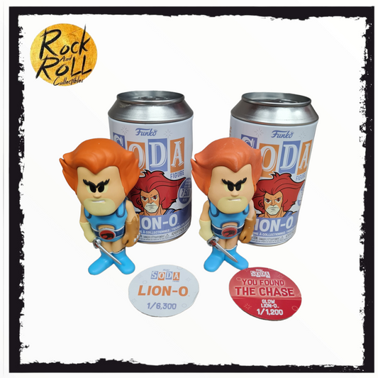 Funko Vinyl Soda - Thundercats - Lion-O & Glow Chase Bundle - LE 1/6,300 & 1/1,200