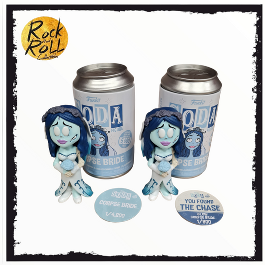 Funko Vinyl Soda - Corpse Bride & Glow Chase Bundle  - LE 1/4,200 & 1/800