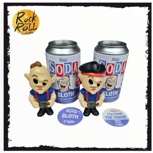 Funko Vinyl Soda - The Goonies - Sloth & Pirate Sloth Chase Bundle - LE 1/4,200 & 1/800